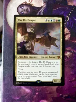 Magic: The Gathering The Ur-Dragon Mythic Foil Commander 2017 - Image 1