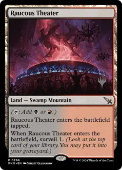 Magic The Gathering: Raucous Theater Promo Pack, Murders at Karlov Manor NM - Image 1