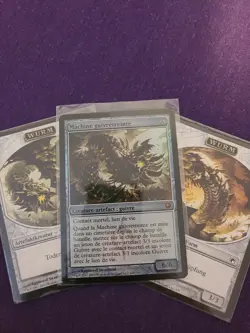 1x Wurmcoil Engine French Foil Mtg Scars of Mirrodin LP (Tokens included) - Image 1