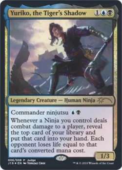 MTG Yuriko, the Tiger's Shadow - Foil DCI Judge Promo, Light Play, English Promo - Image 1