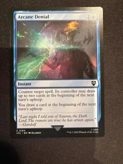 Arcane Denial - 0184 LTC MTG - Common N/M - Host of Mordor - Image 1