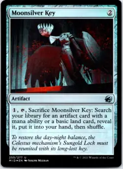 Moonsilver Key (Foil) Innistrad: Midnight Hunt, 255 NM - Image 1