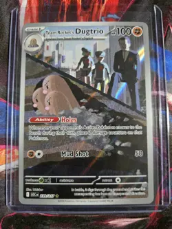 Pokemon TCG Team Rocket’s Dugtrio 239/217 Illustration Rare Ascended Heroes NM - Image 1