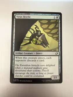 Virus Beetle - 124 - MTG: Edge of Eternities - Common - FOIL - Image 1