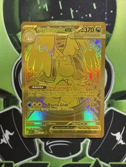 Mega Dragonite ex 295/217 Gold Hyper Rare Pokemon Ascended Heroes - Image 1