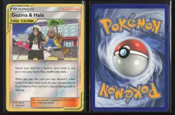 Guzma & Hala 193/236 Uncommon Cosmic Eclipse Pokemon Reverse Holo Lightly Played - Image 3