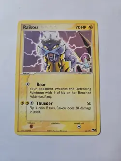 2005 Raikou - 3/17 - Pokemon Pop Series 2 Non-Holo Rare Card Promo - Image 1