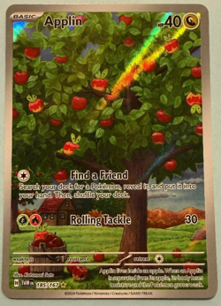 Applin #185 Pokemon Twilight Masquerade - Image 1