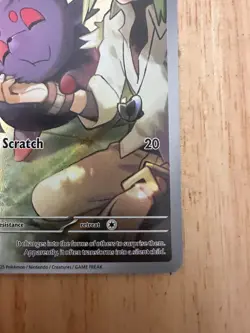Pokemon Card TCG - N's Zorua SVP 189 Promo Journey Together ETB Promo - Image 4