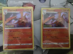 Pokemon Charizard Vivid Voltage Prerelease Promo SEALED Pack SWSH066 X2 - Image 1