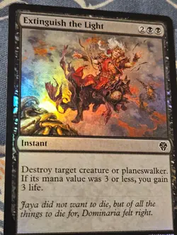 Extinguish the Light FOIL DMU MTG 94/281 Dominaria FOIL MTG Magic - Image 1
