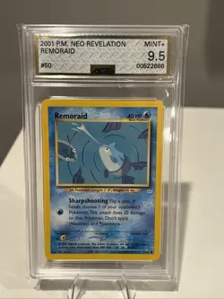 2001 Pokemon Neo Revelation Remoraid AGS 9.5 - Image 1