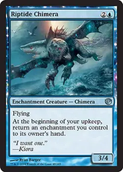 Riptide Chimera -Foil Light Play MTG Journey into Nyx - Image 1