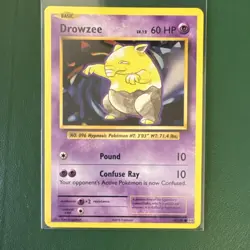 Pokemon Drowzee 49/108 Evolutions Common Regular Basic 60 HP Confuse Ray Pound - Image 1