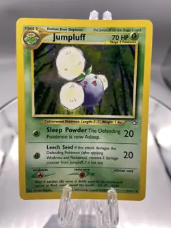 Pokemon TCG Jumpluff Neo Genesis 7 Holo Unlimited Holo Rare - Image 1