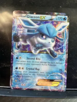 Pokemon TCG Glaceon EX Prismatic Evolutions Double Rare Holo - Image 1