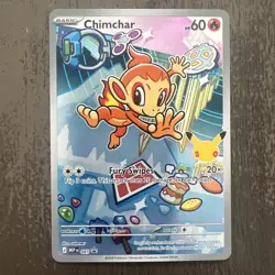 Chimchar 2025 Pokemon First Partner Illustration Collection - Image 1