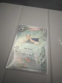 Stoutland 156/086 White Flare Illustration Rare Pokemon TCG English - Image 1