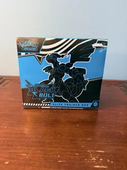 SEALED Pokemon TCG Scarlet & Violet Black Bolt Elite Trainer Box ETB SLIGHT RIP - Image 1