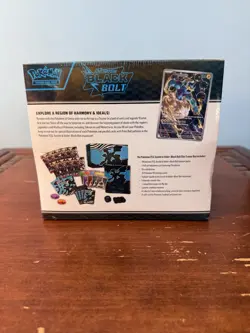 SEALED Pokemon TCG Scarlet & Violet Black Bolt Elite Trainer Box ETB SLIGHT RIP - Image 4