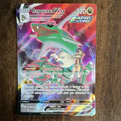 Pokemon Rayquaza VMAX TG20/TG30 Silver Tempest Ultra Rare Holo 320 HP - Image 1