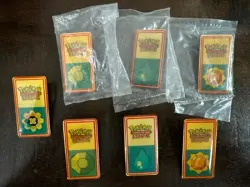 1999 Vintage Pokemon League Badge Pin Lot Of 7 - Image 1