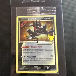 Pokemon TCG Greninja Gold Star SWSH144 - Celebrations Black Star Promo - Sealed - Image 1