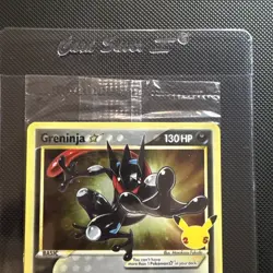 Pokemon TCG Greninja Gold Star SWSH144 - Celebrations Black Star Promo - Sealed - Image 4