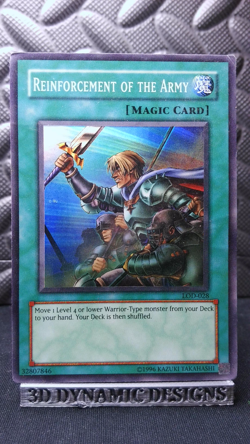| Yugioh Reinforcement of the Army LOD-028 Super Rare Legacy Of Darkness HP 🔥 | - Image 1
