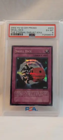 2002 YU-GI-OH! SKULL DICE PROMO EDS-003 PSA 6 - Image 1