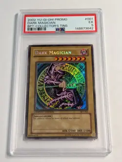 Yugioh Dark Magician BPT-001 Secret Rare Limited Edition PSA 5 - Image 1