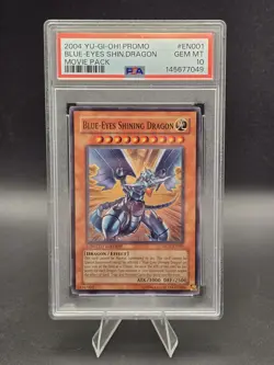 PSA 10 - Blue-Eyes Shining Dragon MOV-EN001 Yu-Gi-Oh! Movie Promo Holo - Image 1