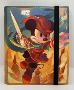 Disney Lorcana 80 Pocket Trading Card Binder f/Mickey Mouse (B248) - Image 2