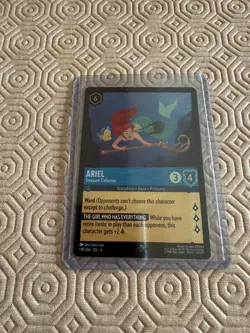 139/204 ARIEL TREASURE COLLECTOR URSULAS RETURN SUPER RARE DISNEY LORCANA HOLO - Image 1