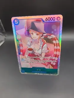 Nami OP11-054 SR A Fist of Divine Speed One Piece Card Japanese Foil - Image 3