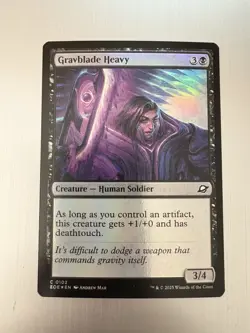 Gravblade Heavy - 102 - MTG: Edge of Eternities - Common - FOIL - Image 1