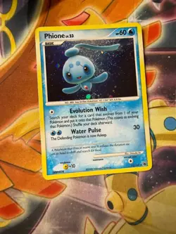 Phione Majestic Dawn 12/100 Pokemon Card TCG Holo Rare SWIRL - Image 1