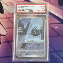 Pokemon Card | PSA 9 Duskull 068/064 Illustration Rare Shrouded Fable English - Image 1