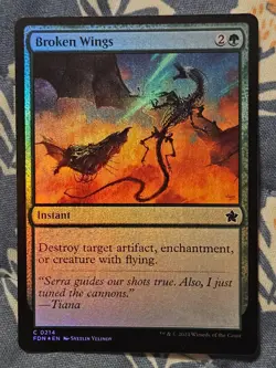 Broken Wings FOIL (156/579) Aetherdrift MTG Magic the Gathering - Image 1