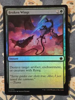 Broken Wings FOIL (156/579) Aetherdrift MTG Magic the Gathering - Image 2