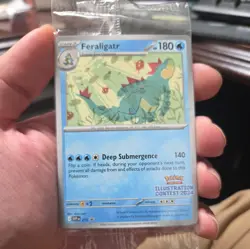 Feraligatr SEALED213 Illustration Contest 2024 Promo. 3 Cards In Promo MINT - Image 1