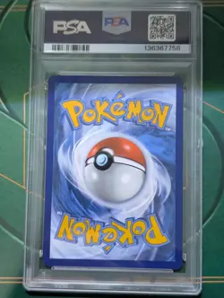 Pokemon TCG Team Rockets Meowth Card 203/182 Destined Rivals PSA 9 - Image 2