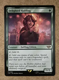 Delighted Halfling - Lord of the Rings - NM MTG - Image 1