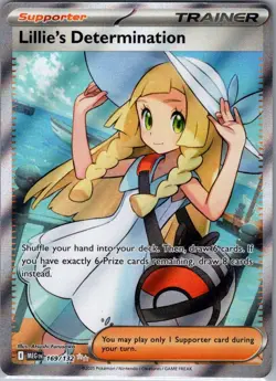 Lillie's Determination 169/132 ME01: Mega Evolution - Pokemon Card - NM - Image 1
