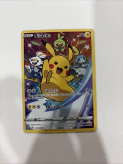 Pokemon TCG Pikachu SWSH020 Sword & Shield Promo Holo 70 HP Card - Image 1
