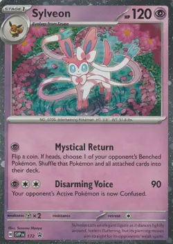 Pokemon TCG Sylveon - 172 (Cosmos Holo) -Scarlet & Violet Promo Cards (SVP) NM - Image 1