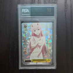 Zero Two | Darling in the Franxx | SLAB CARD | Custom Holo ACG Card - Image 1