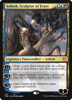 Ashiok, Sculptor of Fears #274 *Foil* (LP) - Theros Beyond Death MTG - Image 1