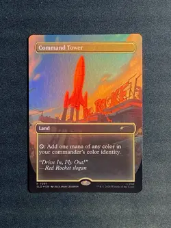 Command Tower Foil R 7097 Fallout Secret Lair SLD MTG NM - Image 1