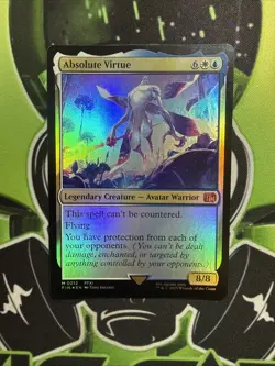 Absolute Virtue (Foil Rare) Final Fantasy M 0212 Magic The Gathering Mtg NM - Image 1